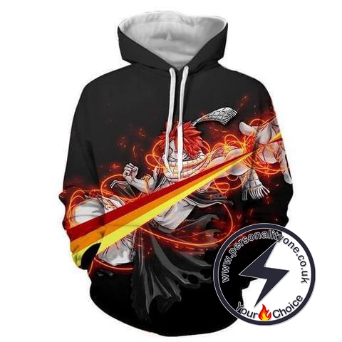 Natsu Dragneel -Fairytail 3D Printed - Fairytail Hoodies